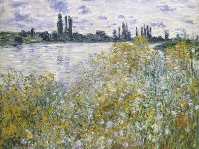 Claude Monet - 'Bloemeneiland bij Vétheuil' (1880) Art Prints Claude Monet