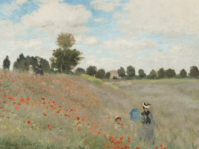 Claude Monet - 'Papaverveld' (1873) Art Prints Claude Monet