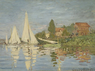 Claude Monet - 'Regatten bij Argenteuil' (1872) Art Prints Claude Monet