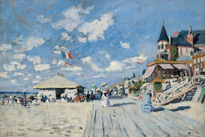 Claude Monet - 'De Boulevard van Trouville' (1870) Art Prints Claude Monet
