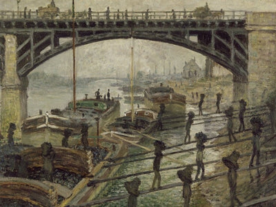 Claude Monet - 'De Kolendragers' (1875) Art Prints Claude Monet