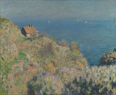 Claude Monet - 'Het huis van de visser in Varengeville' (1882) Art Prints Claude Monet
