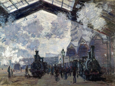 Claude Monet - 'Het Station St-Lazare' (1877) Art Prints Claude Monet