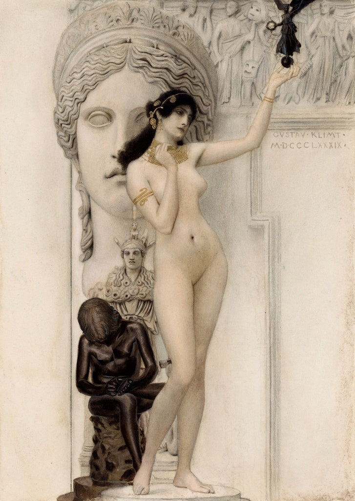 Gustav Klimt - Allegory of Sculpture (1889)